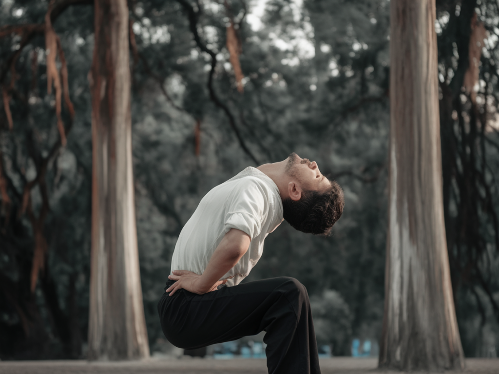 Which five-minute mobility sequence prevents morning low-back stiffness and helps you sit pain-free all day