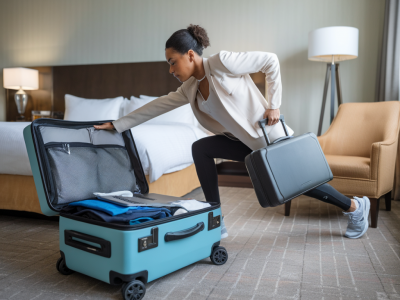 How to craft a suitcase-friendly 20-minute hotel-room strength routine to keep energy on business trips