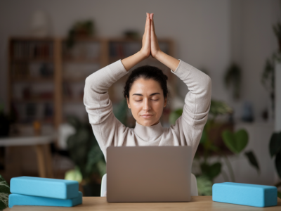 How to use gentle mobility flows to relieve desk-bound neck and shoulder tension