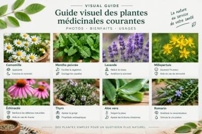 Visual guide to common medicinal plants, with photos
